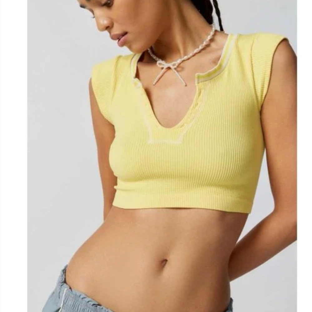 Urban Outfitters Out From Under Top Yellow Gold XS/S